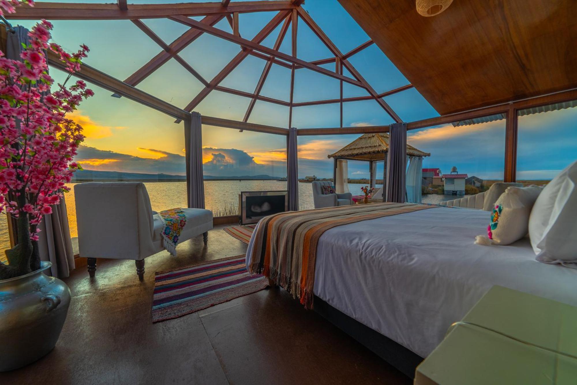 Uros Kay Pacha Lodge Puno Quarto foto