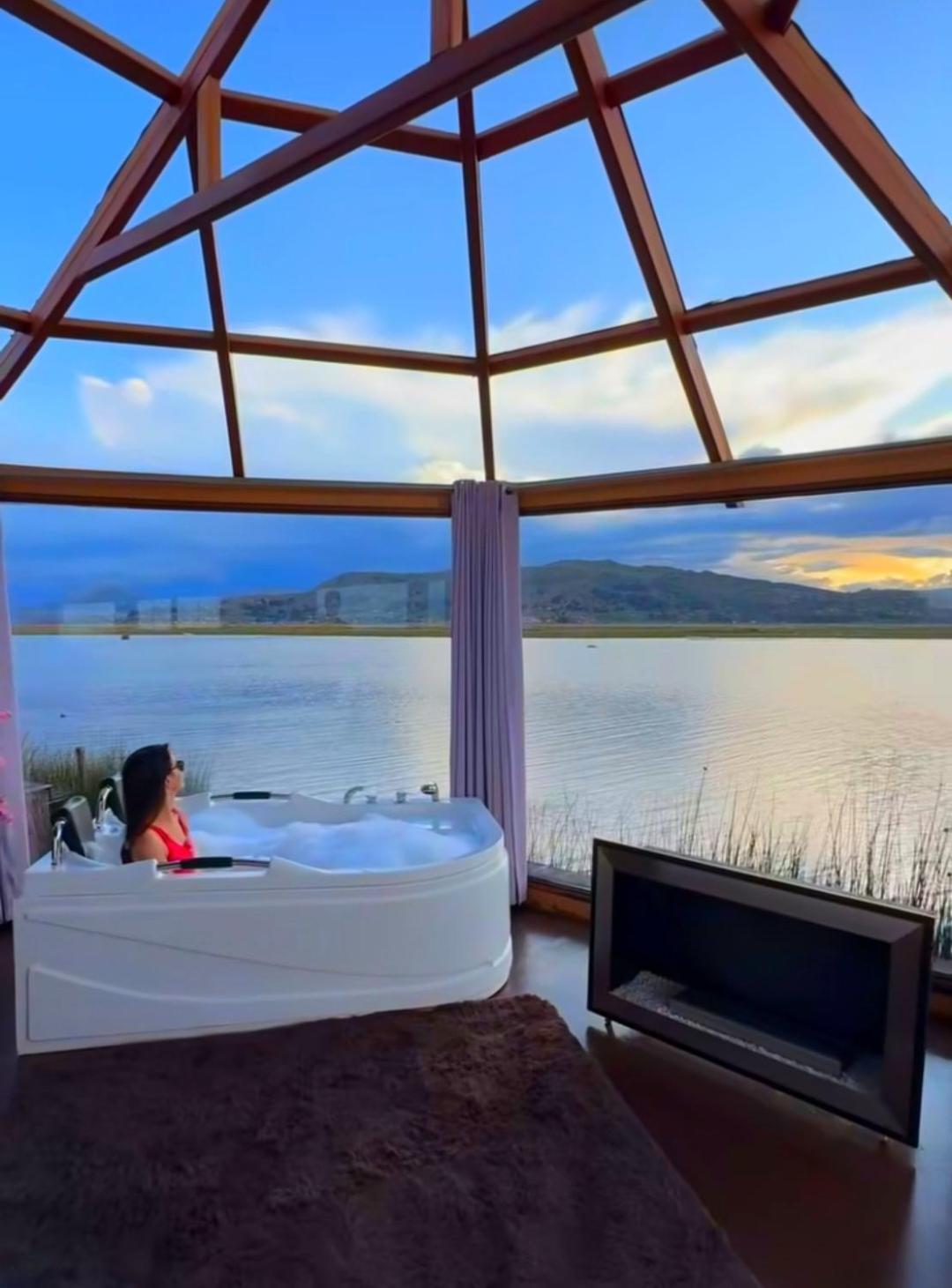 Uros Kay Pacha Lodge Puno Quarto foto